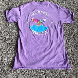 Lavender t-shirt from Sand Cloud.